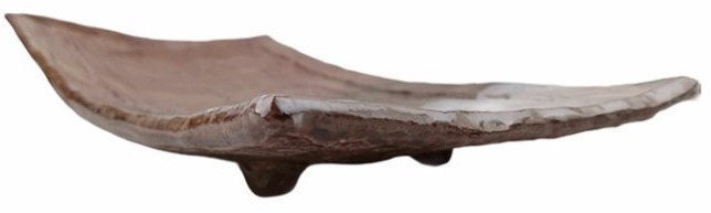 Тарелка SG307005-2, ручная работа/каменная керамика, Brown,  white, ROOMERS TABLEWARE