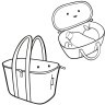 Термосумка детская coolerbag xs cats and dogs mint (62619)