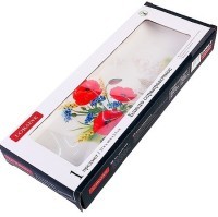 Блюдо сервировочное 28х10,6х3см Цветущие Маки LORAINE (60289)