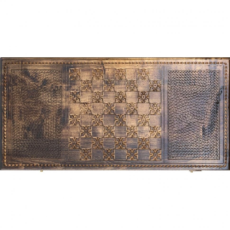 Нарды резные "Армянский узор 3", Mkhitaryan (28363)