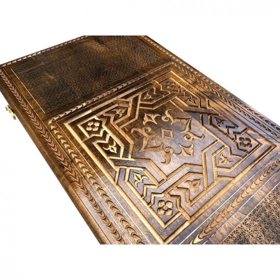 Нарды резные "Армянский узор 3", Mkhitaryan (28363)