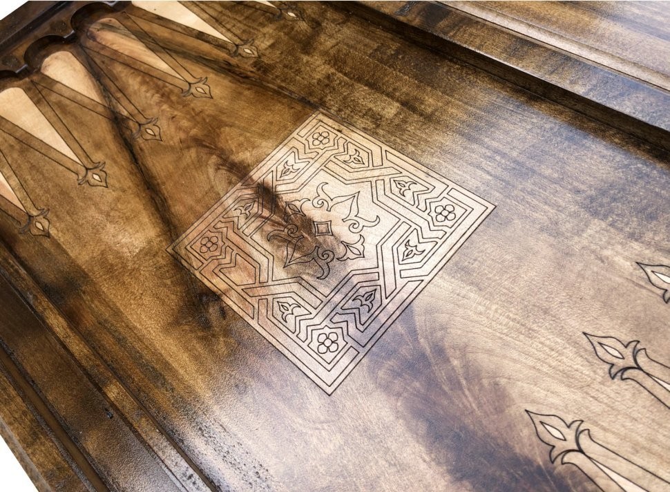 Нарды резные "Армянский узор 3", Mkhitaryan (28363)