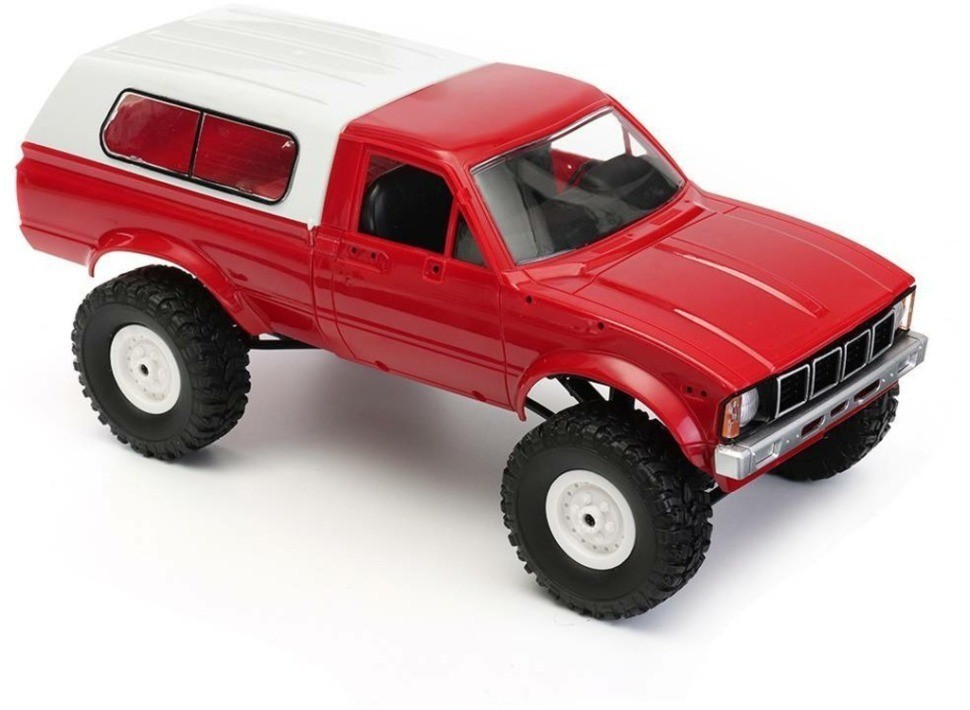 Радиоуправляемая машина WPL пикап Hilux (красная) 4WD 2.4G 1:16 RTR (WPLC-24-RED)