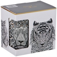 Кружка &quot;лев&quot; 500мл 13,5*8,8*11,8см мал.уп.=12шт Lefard (97-606)