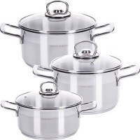 Набор посуды 6пр с/кр 2+2,5+3л ТУРЦИЯ МВ (80008)