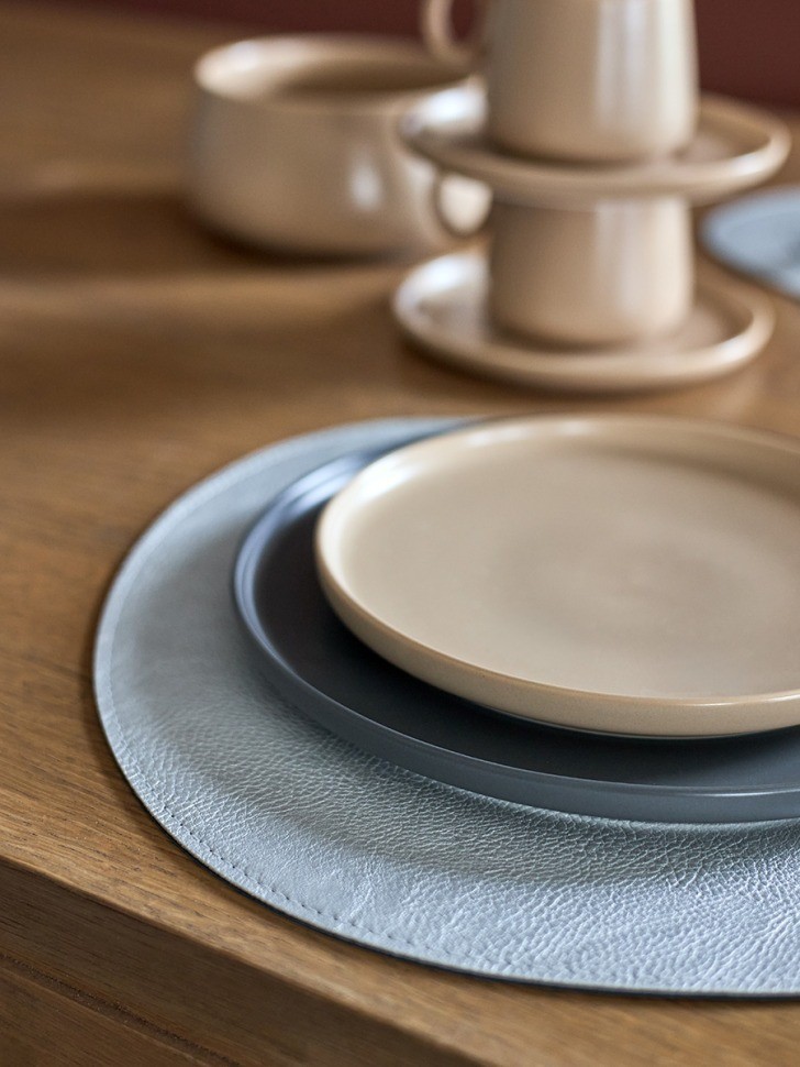 Набор из 2-х двухсторонних сервировочных салфеток drop, 33х41 см, синий/светло-серый (79234)