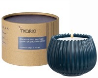 Свеча ароматическая green tea &amp; pear blossom из коллекции edge, синий, 30 ч (75643)