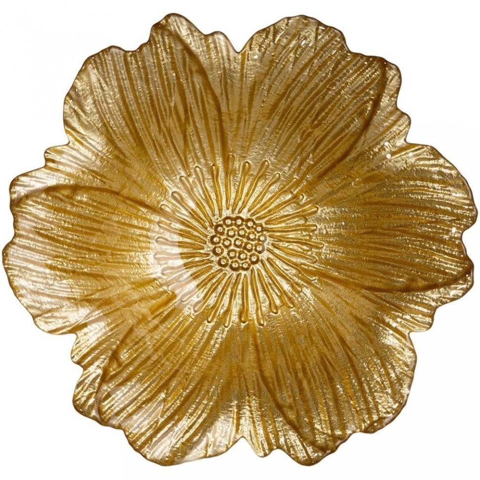 Блюдо "golden flower" 21cm АКСАМ (339-367)