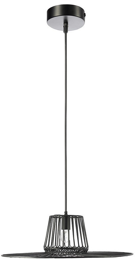 Светильник подвесной vinger, D60,5х18 см, черный (76227)