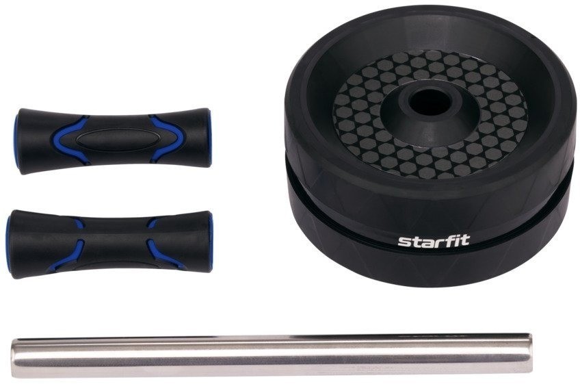 Ролик для пресса широкий STARFIT RL-106, черный/темно-синий (1121616)