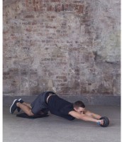 Ролик для пресса широкий STARFIT RL-106, черный/темно-синий (1121616)