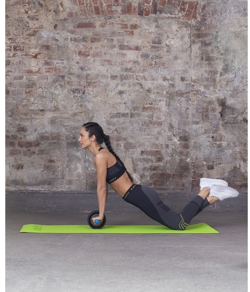 Ролик для пресса широкий STARFIT RL-106, черный/темно-синий (1121616)