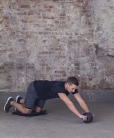 Ролик для пресса широкий STARFIT RL-106, черный/темно-синий (1121616)