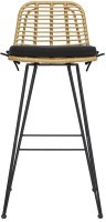 Стул барный vetle flat, ротанг (75831)
