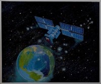 Картина Спутник 3 с кристаллами Swarovski (1905)