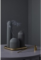 Свеча декоративная графитового цвета из коллекции edge, 16,5см (73756)