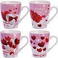 Набор кружек 340 мл 4 шт ValentinesDay LORAINE (31239-Н1)