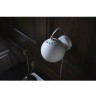 Лампа настенная ball, D12 см, хром в глянце, серый шнур (67867)