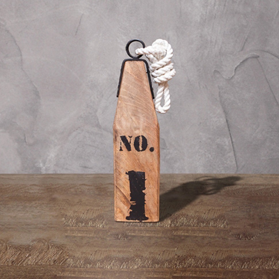 Декор гиря FO-1541B, MANGO WOOD AND IRON, Brown, ROOMERS FURNITURE