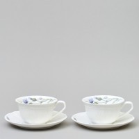 Чайный набор lefard &quot;васильки&quot; на 2 пер. 4 пр. 250 мл (760-826)