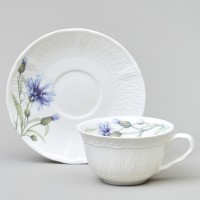 Чайный набор lefard &quot;васильки&quot; на 2 пер. 4 пр. 250 мл (760-826)