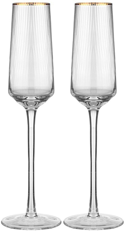 Набор бокалов для шампанского из 2-х штук "perfo" 180мл Lefard (887-424)