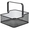 Корзина для хранения ferrant, 25х25х12 см, черная (75775)