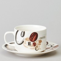 Кофейный набор lefard &quot;coffee mania&quot; на 6 пер. 12 пр. 180 мл (165-571)