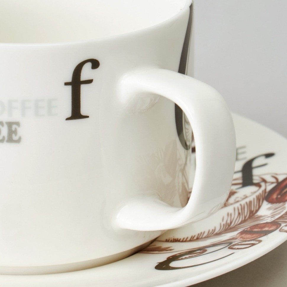 Кофейный набор lefard "coffee mania" на 6 пер. 12 пр. 180 мл (165-571)