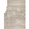 Ковер из хлопка, шерсти и джута с геометрическим орнаментом из коллекции ethnic, 70х160 см (69449)