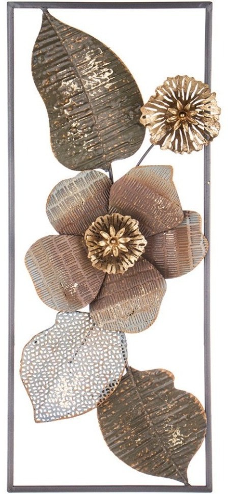 Панно настенное коллекция "цветочная симфония" 24.8*61.0*3.8 см Lefard (680-181)