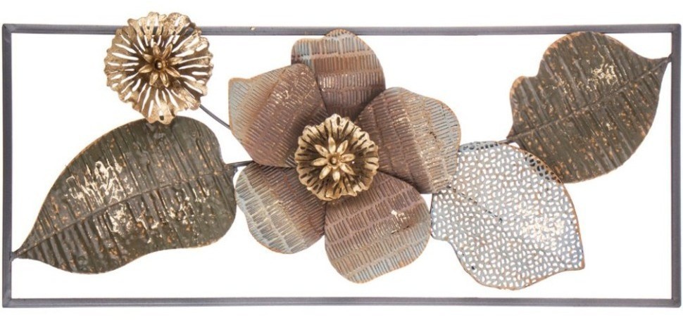 Панно настенное коллекция "цветочная симфония" 24.8*61.0*3.8 см Lefard (680-181)