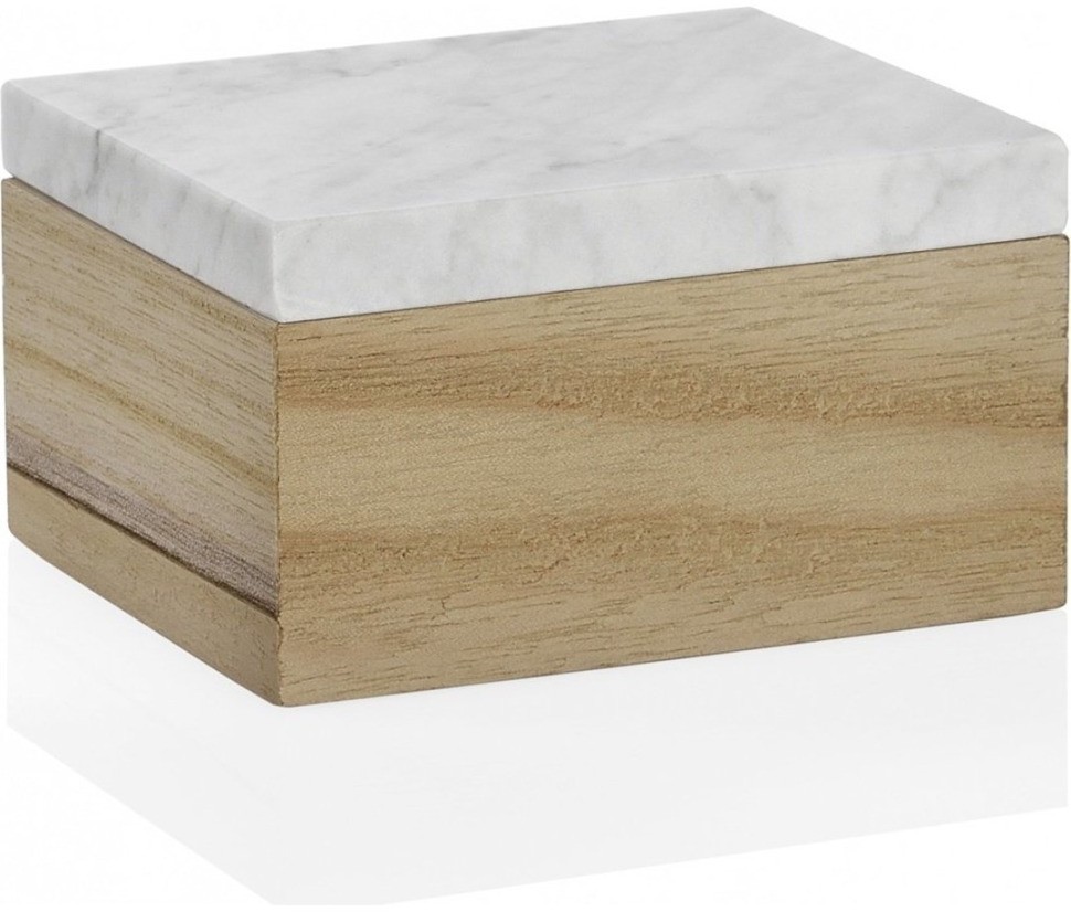 Andrea House Шкатулка Wood and Marble AX66253