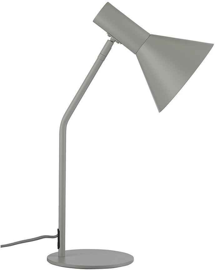 Лампа настольная lyss, 50х25хD18 см, светло-серая матовая (67917)