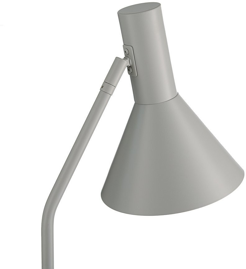 Лампа настольная lyss, 50х25хD18 см, светло-серая матовая (67917)