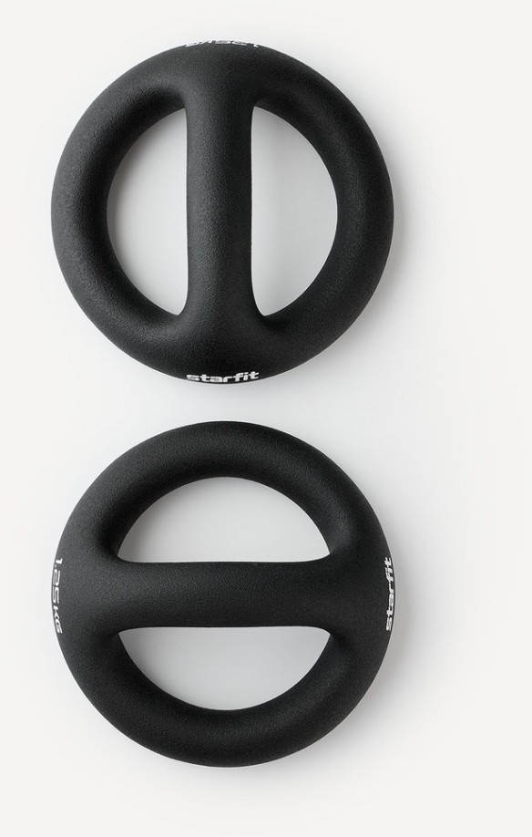 Гантели-упоры для отжиманий DB-801 1,25 кг, черный (2119016)