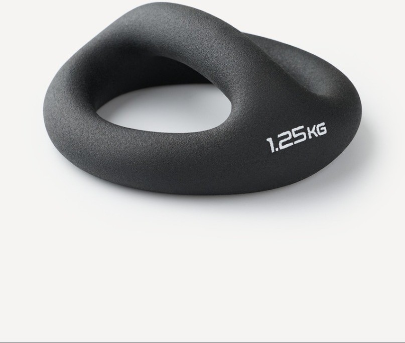 Гантели-упоры для отжиманий DB-801 1,25 кг, черный (2119016)