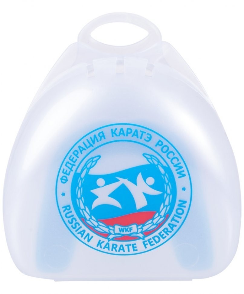 Капа Karate MGX-003 KR, с футляром, белый/синий (676219)