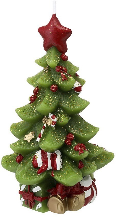 Свеча декоративная green miracle из коллекции new year essential, 18 см (78354)