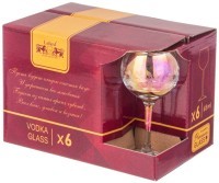 Набор рюмок из 6 шт &quot;flower&quot; лиловая дымка 65 мл 6*6*12,4см Lefard (194-942)