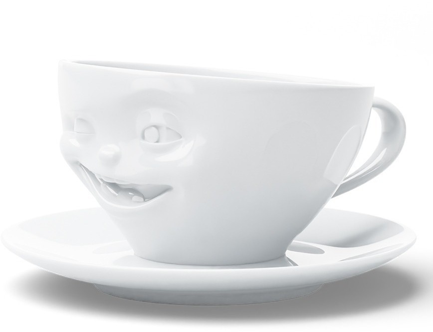 Чайная пара winking, 200 мл, белая (78667)