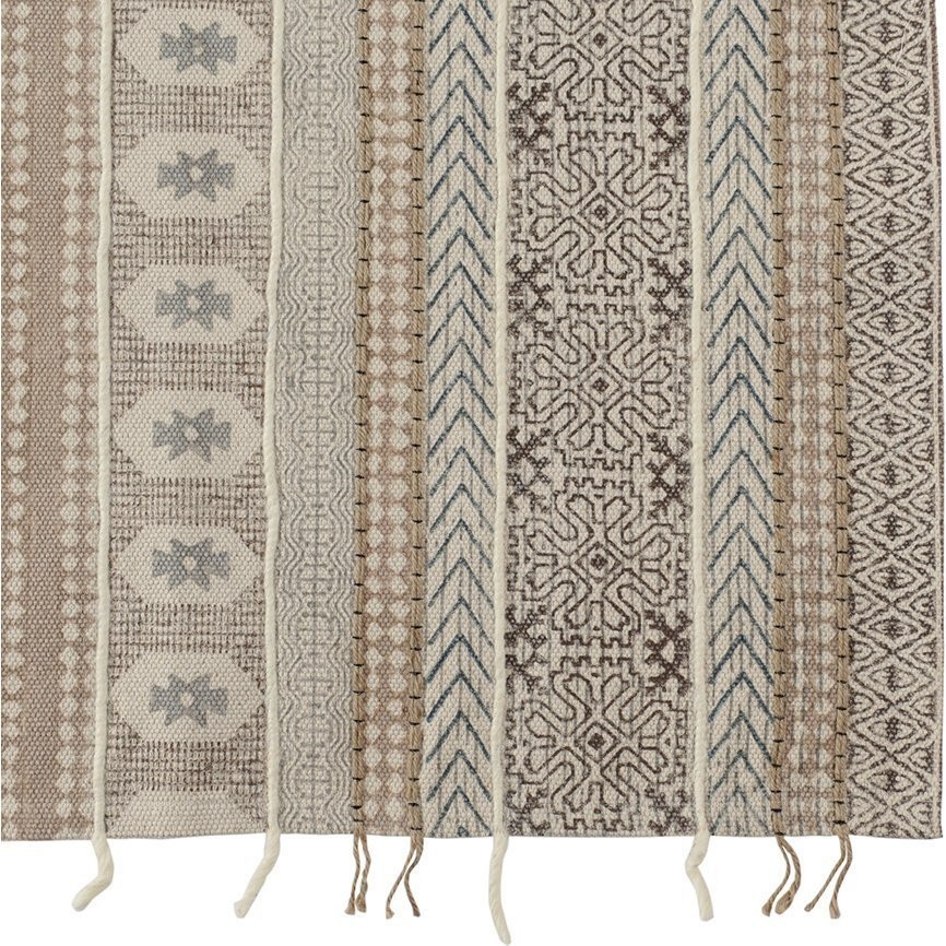 Ковер из хлопка, шерсти и джута с геометрическим орнаментом из коллекции ethnic, 200х300 см (69452)