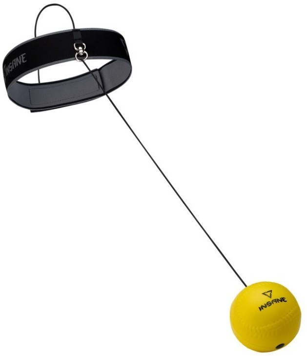 Мяч боевой INSANE IN23-FB103 на резинке, желтый (2109129)