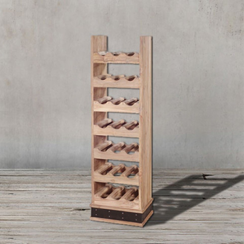 Шкаф WINY 7CBWINY050038180, массив тикового дерева, Natural grey, ROOMERS FURNITURE