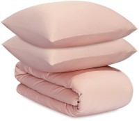 Комплект постельного белья из премиального сатина цвета пыльной розы из коллекции essential, 200х220 см (78461)