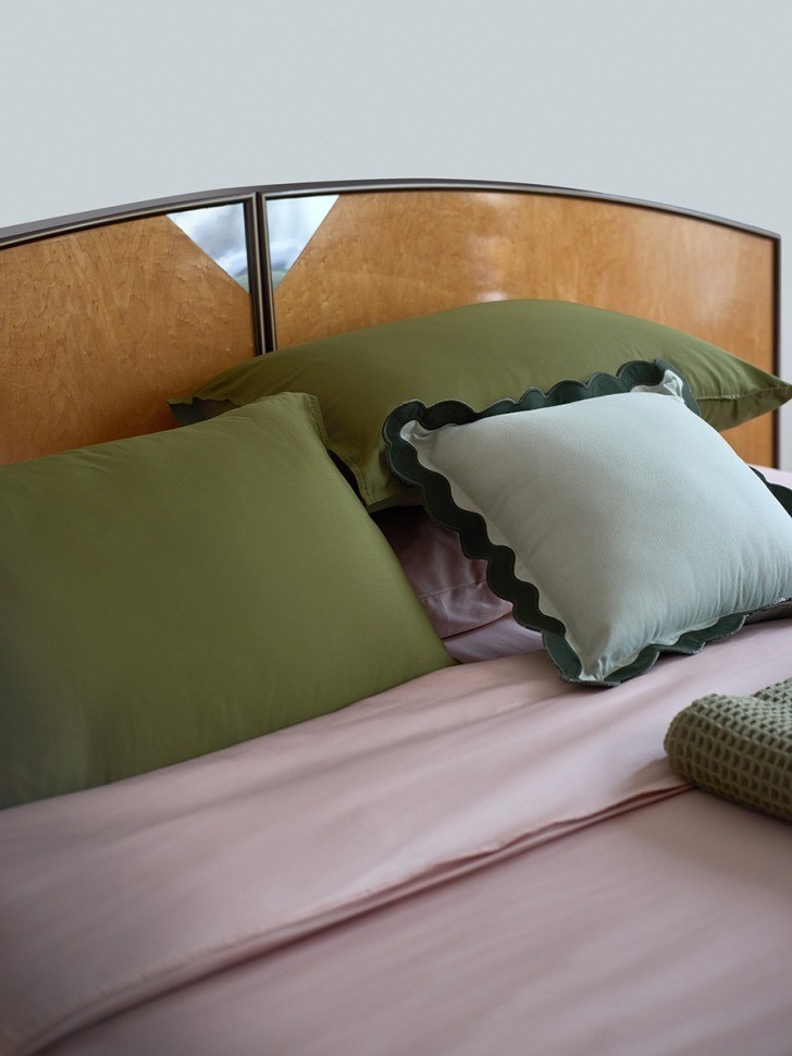 Комплект постельного белья из премиального сатина цвета пыльной розы из коллекции essential, 200х220 см (78461)