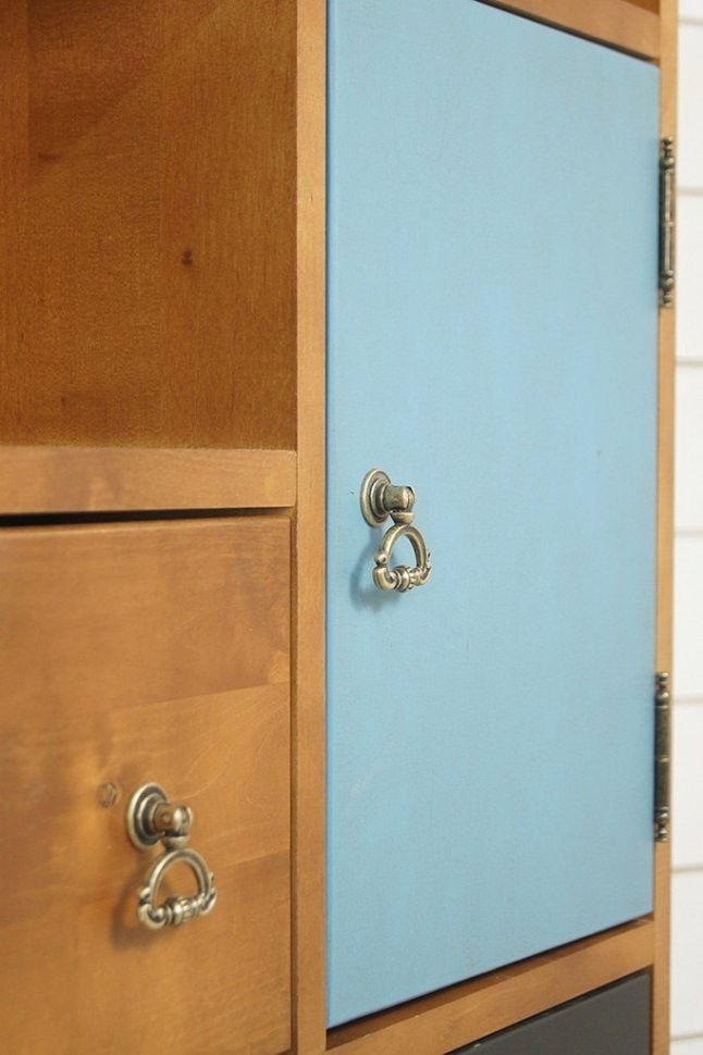 Стеллаж Aquarelle Birch арт RE-17ETG/4-ET