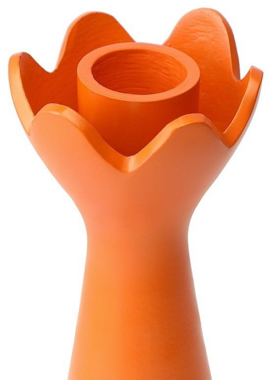 Подсвечник laminaria, 15 см, апельсиновая цедра (78633)