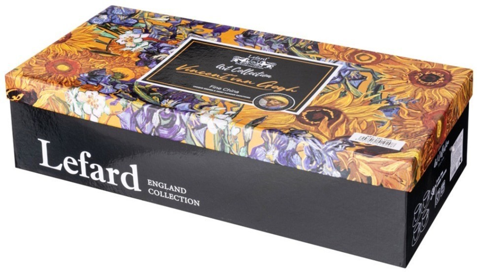 Чайный набор lefard "ирисы" (в. ван гог) на 4 пер. 8 пр. 250 мл (104-1019)