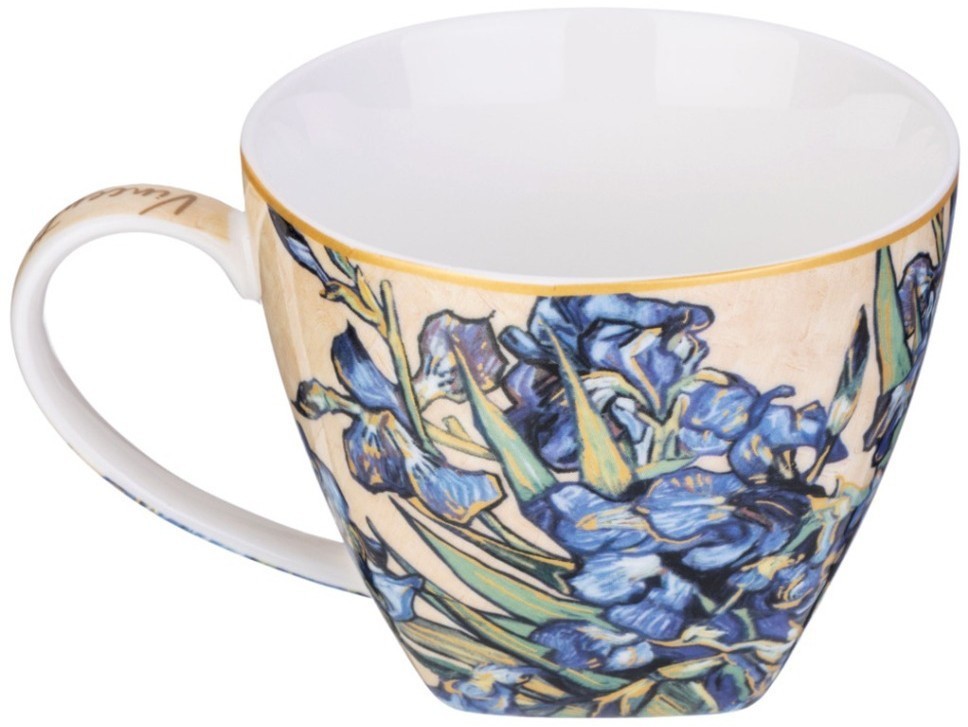 Чайный набор lefard "ирисы" (в. ван гог) на 4 пер. 8 пр. 250 мл (104-1019)